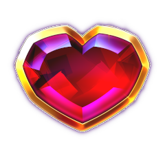 Slots crush logo - ruby heart